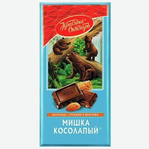 Шоколад Мишка косолапый КРАСНЫЙ ОКТЯБРЬ 0.075кг