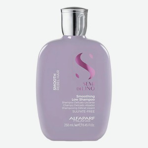 Разглаживающий шампунь для непослушных волос Semi di Lino Smooth Smoothing Low Shampoo: Шампунь 250мл