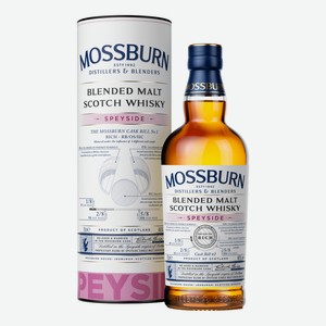 Виски шотландский Mossburn Speyside в подарочной упаковке, 0.7л Великобритания