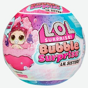 Кукла в шаре L.O.L Surprise! Bubble Сестричка с аксессуарами, 1 шт