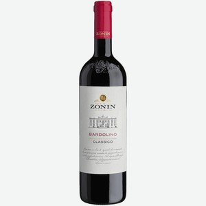Вино Zonin Bardolino Classico красное сухое 0,75 л