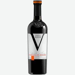 Вино красное Villa Krim Shevalie Rouge полусладкое 13%, 0.75 л