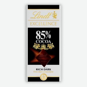 Шоколад темный Lindt Excellence 85% какао 100гр