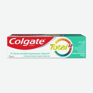 Зубная паста Colgate 75 мл Total 12 Профессиональн