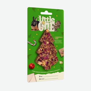 Little One лакомство-игрушка  Новогодняя елочка  для морских свинок, кроликов, шиншилл и дегу (65 г)