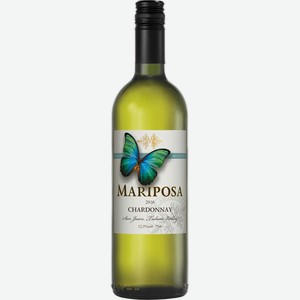 Вино белое Mariposa Chardonnay сухое 13%, 2021 г, 750 мл