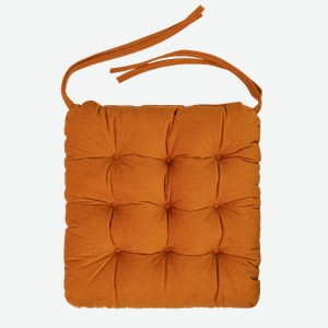 Tarrington House Подушка для мебели оранжевая с тафтингом 40/36 x 38 x 6см Россия