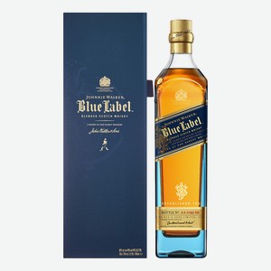 Виски шотландский Johnnie Walker Blue Label в подарочной упаковке, 0.7л Великобритания