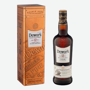 Виски шотландский Dewar s 12 лет в подарочной упаковке, 0.7л Великобритания