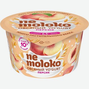 Продукт овсяный Nemoloko персик Yogurt 130г