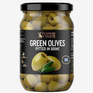 Оливки зеленые Premiere of Taste, без косточек