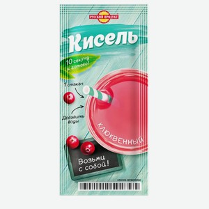 Кисель моментального приготовления Русский продукт Клубника/Клюква