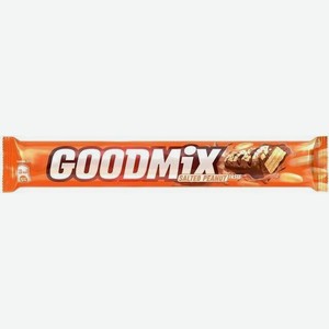 Шоколадный батончик goodmix со вкусом соленого арахиса, с хрустящей вафлей