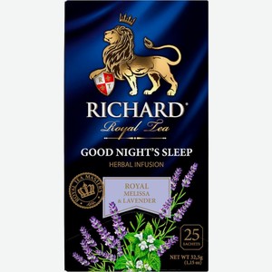 Чай травяной Richard Good Nights Sleep мелиса лаванда 25 саше