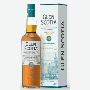 Виски шотландский Glen Scotia Campbeltown Harbour в подарочной упаковке, 0.7л Великобритания
