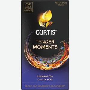 Чай черный Curtis Tender Moments пакетированный (1.5г x 25шт), 37.5г Россия