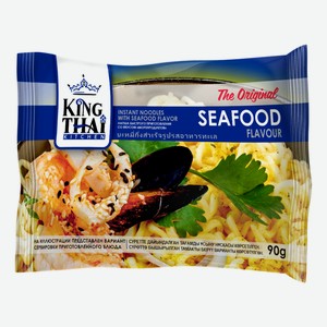 Лапша быстрого приготовления King Thai Kitchen Морепродукты, 90г Россия