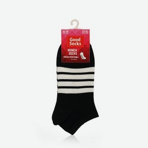 Женские укороченные носки Good Socks Широкие полоски в ассортименте р.36-39