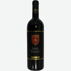 Вино Caparzo Санджовезе красное сухое 13 % алк., Италия, 0,75 л