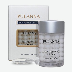 Крем для лица PULANNA Шелковый на основе Пептидов Шелка - Silk Peptide Cream 30г
