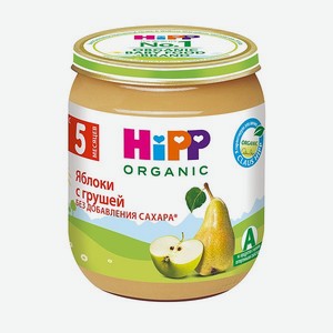 Пюре Hipp груша-яблоко 125 г с 5 месяцев