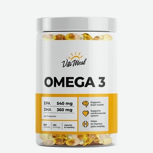 Биологически активная добавка VitaMeal Омега-3 1000 мг 300 капсул