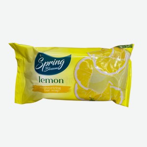 Мыло SPRING BLOSSOM Лимон; Фиолетовое; Роза; Яблоко 115гр флоупак Турция