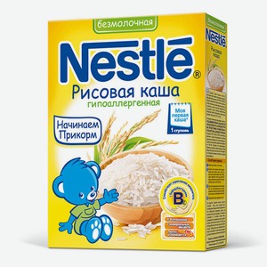 Каша Nestle 200г без молочная рисовая гипоаллерген