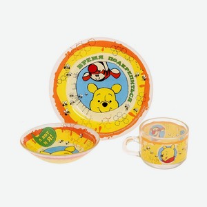 Набор посуды Disney «Время подкрепиться Медвежонок Винни и его друзья»