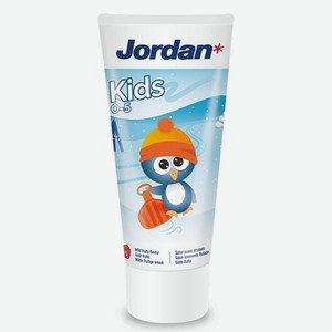 Детская зубная паста JORDAN Kids 0-5 с фтором и нежным фруктовым вкусом