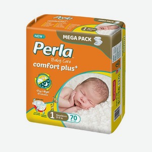 Подгузники Perla CP MEGA Newborn 70 шт 2-5 кг