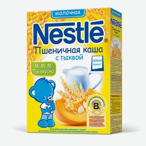 Каша Nestle 200 г молочная пшеничная с тыквой с 5