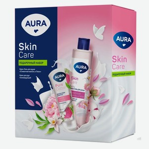 Подарочный набор Aura Skin Care Крем-гель для душа 250мл + крем для рук 75мл