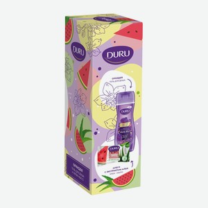 Подарочный набор Гель для душа Duru 650мл Орхидея + мыло-крем Duru Арбуз 80г