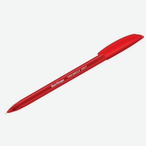 Ручка шариковая BERLINGO Triangle 100T 0.7мм Красная CBp_07108