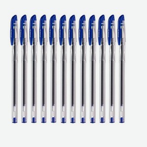 Ручка гелевая СОЮЗ 12 штук Gel Pen GPGP-65-04 Синяя