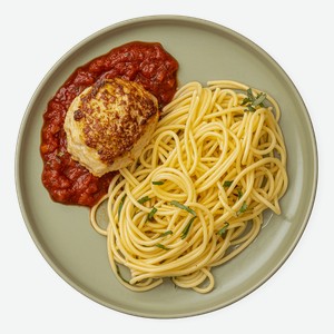Биточек куриный со спагетти Шеф Перекресток, 250г