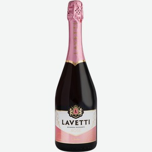 Напиток газированный Lavetti Rose розовый сладкий 8% 750мл