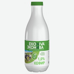 Кефир ЭкоНива 1% 1л, пластиковая бутылка