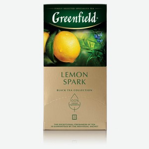 Чай черный Greenfield Lemon Spark, 25х1,5 г