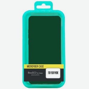Чехол BoraSCO Microfiber Case для Xiaomi Poco M4 Pro 5G зеленый опал