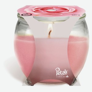 Свеча ароматизированная в стакане Petali Роза, 1 шт