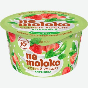 Продукт соевый Nemoloko Yogurt клубника 130г
