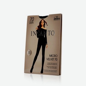 Женские колготки INCANTO Micro velvet 70den Nero 3 размер