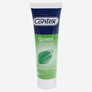 Гель-смазка Contex Green с экстрактом зеленого чая, 30 мл
