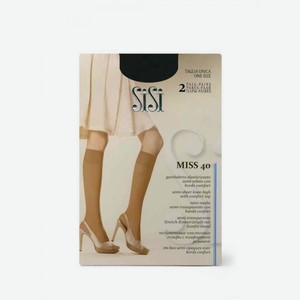 Гольфы женские SiSi Miss цвет: miele/телесный размер: единый, 40 den, 2 пары