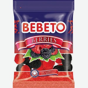Мармелад жевательный Bebeto Berries 80г
