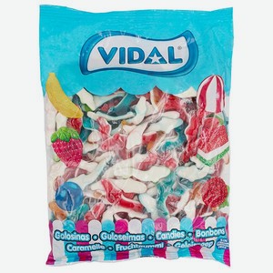 Мармелад жевательный Vidal для детей и взрослых Акулы 1кг