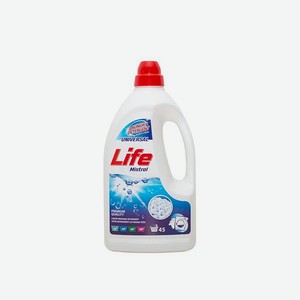 Жидкое средство для стирки LIFE универсальный Голубой 2.7 л