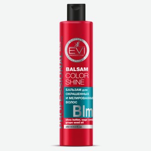 Бальзам-ополаскиватель для окрашенных и мелированных волос EVI professional Интенсивный уход, 250 мл